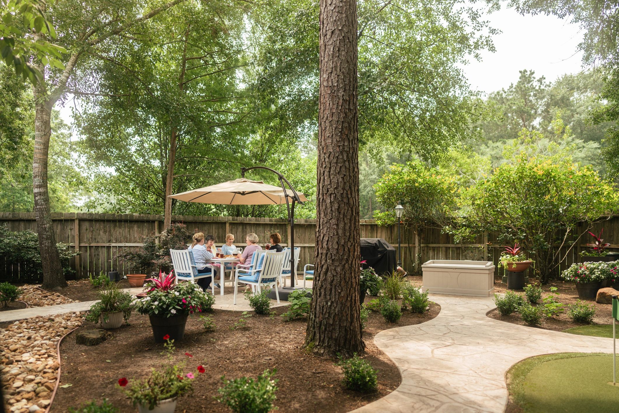 quiet landscaping service Texas